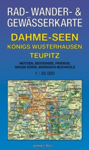 Rad-, Wander- und Gewässerkarten-Set: Spree- und Dahme-Heideseen: Mit den Karten: "Dahme-Seen: Königs Wusterhausen, Teupitz", "Dahme-Spree: Köpenik, ... Berlin/Brandenburg / Maßstab 1:35.000) Leisure, Home & Garden