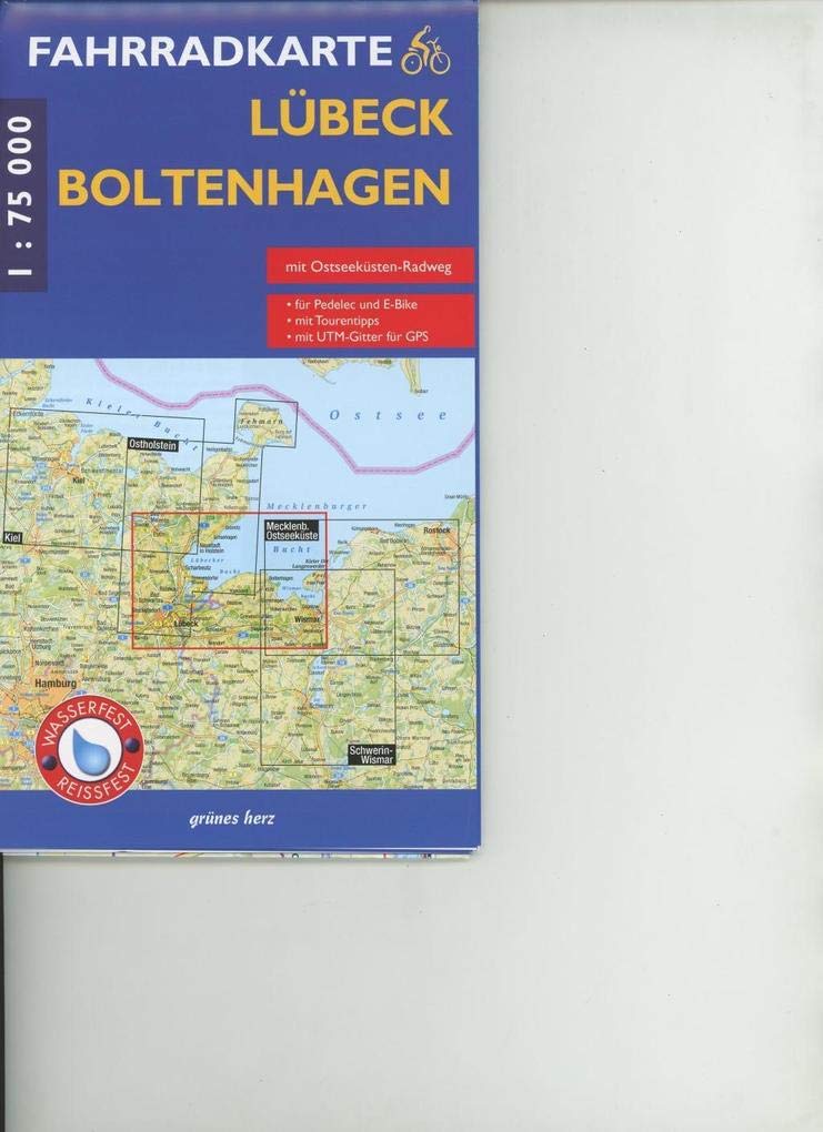 Lübeck-Boltenhagen Fahrradkarte 1 : 75 000 Leisure, Home & Garden