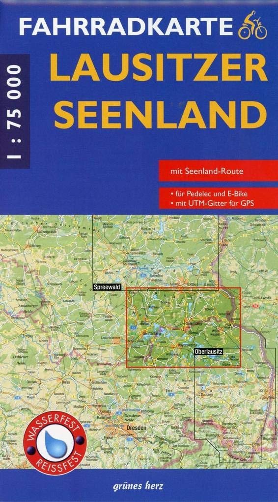 Fahrradkarte Lausitzer Seenland 1:75.000 book