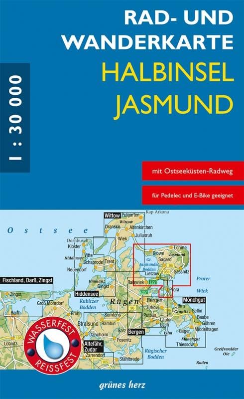 Rad- und Wanderkarte Halbinsel Jasmund Leisure, Home & Garden Books