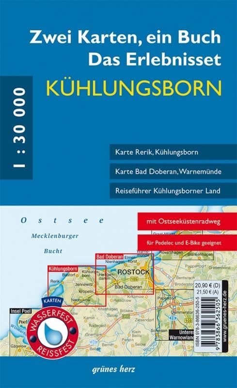 Erlebnisset Kühlungsborn: (Wasser- und reißfeste Karten) Leisure, Home & Garden