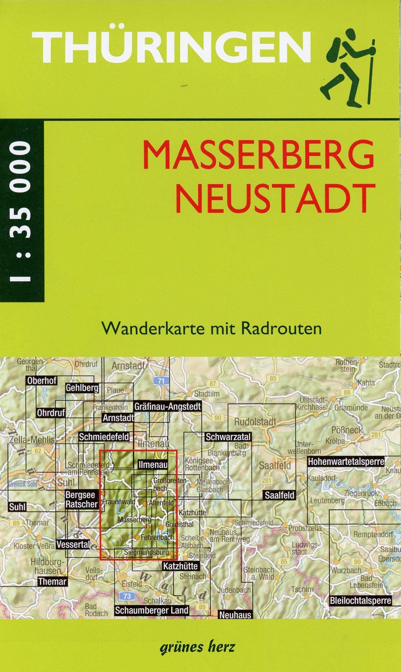 Wanderkarte Masserberg und Neustadt 1:35.000 Leisure, Home & Garden