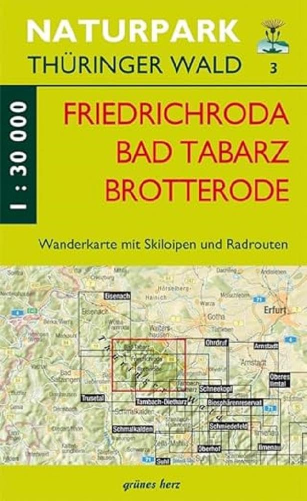 Wanderkarte Friedrichroda/Brotterode/Tabarz Leisure, Home & Garden Books