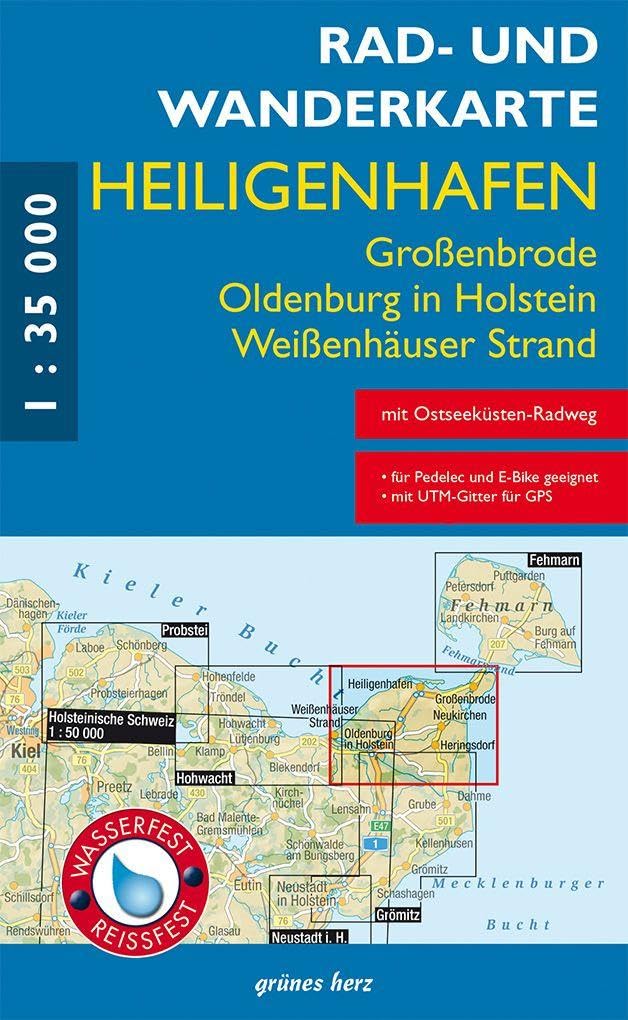 Product Image: Rad- und Wanderkarte Heiligenhafen