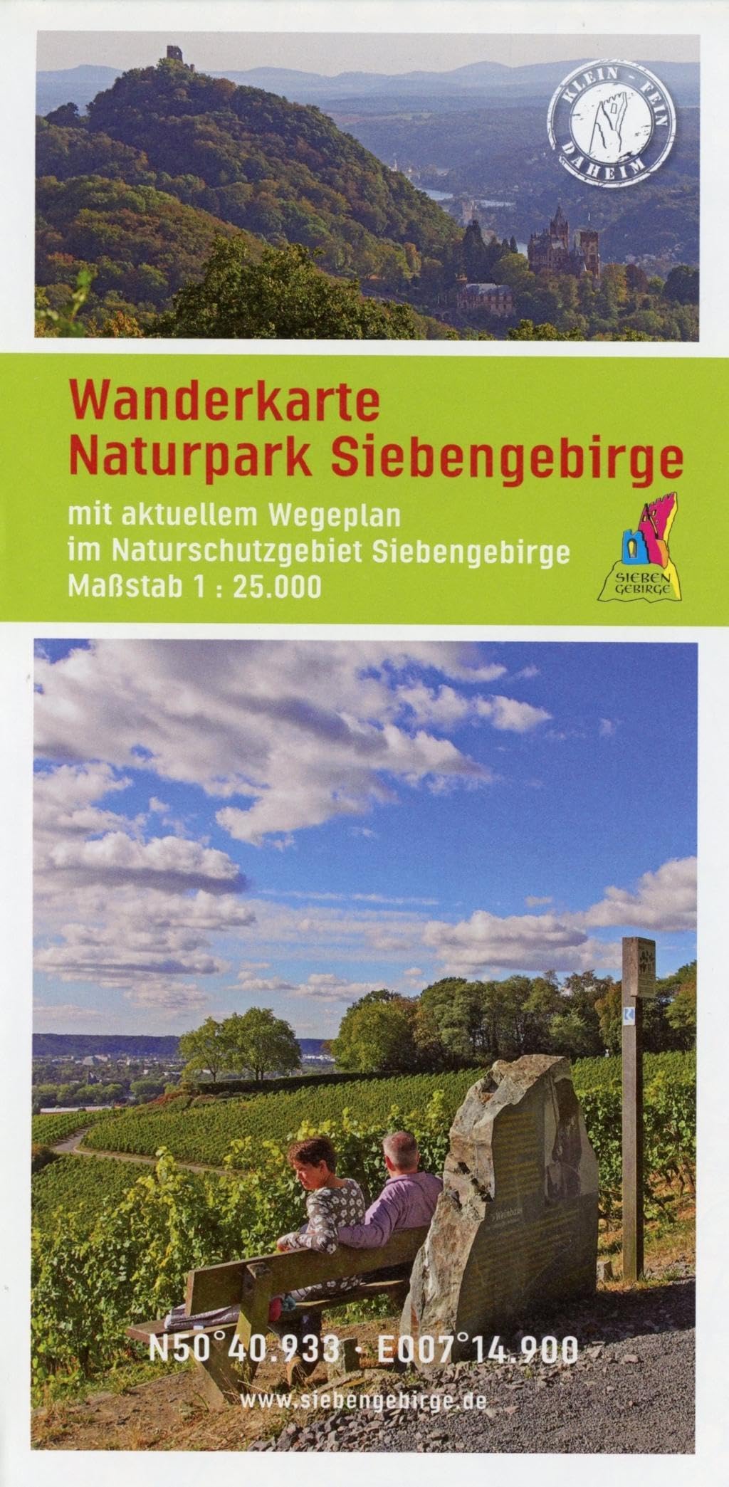 Wanderkarte Naturpark Siebengebirge: Mit aktuellen Wegeplan im Naturschutzgebiet Siebengebirge. Maßstab 1:25.000 Leisure, Home & Garden