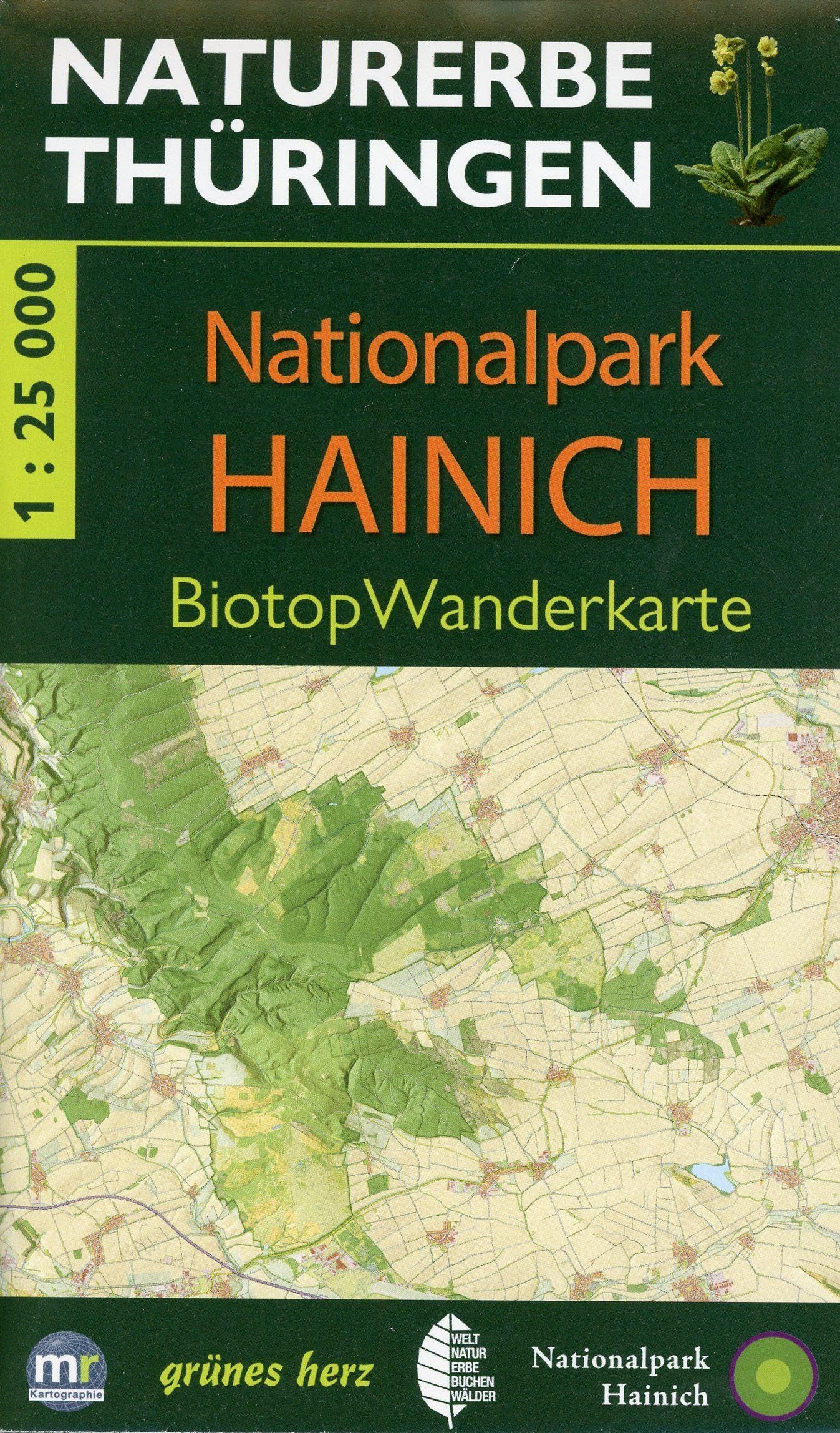 Wanderkarte Nationalpark Hainich 1 : 25 000 book