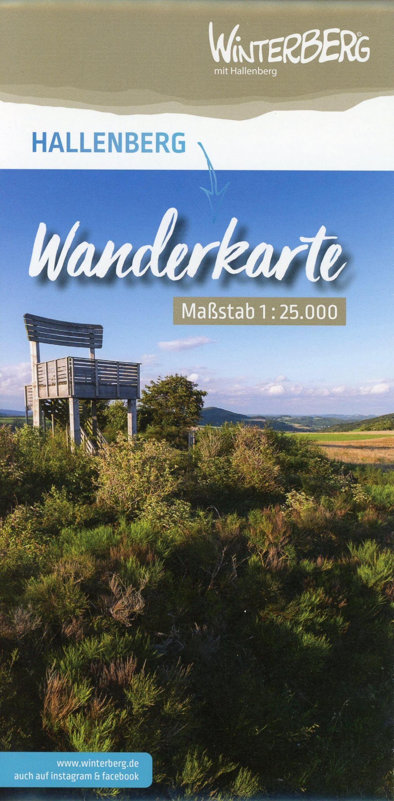 Wanderkarte Hallenberg Leisure, Home & Garden