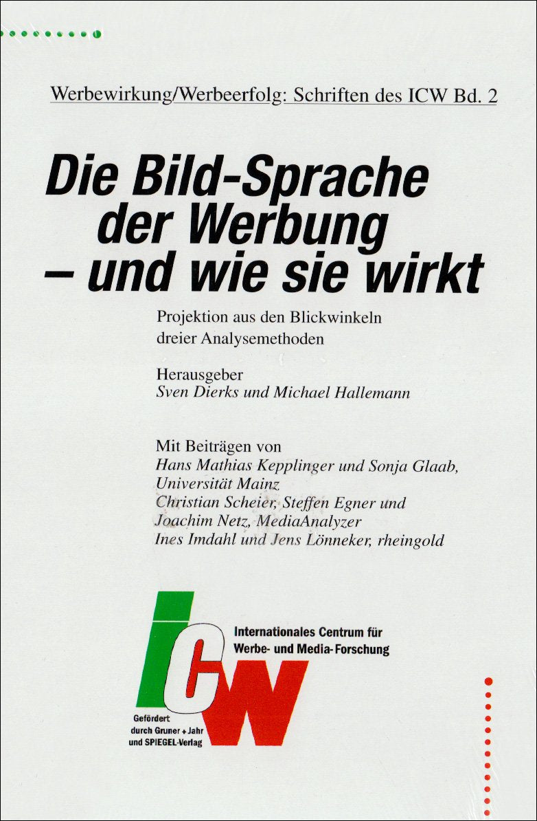 Werbewirkung: Die Bild-Sprache der Werbung - und wie sie wirkt: Projektion aus den Blickwinkeln dreier Analysemethoden (Werbewirkung /Werbeforschung) Law