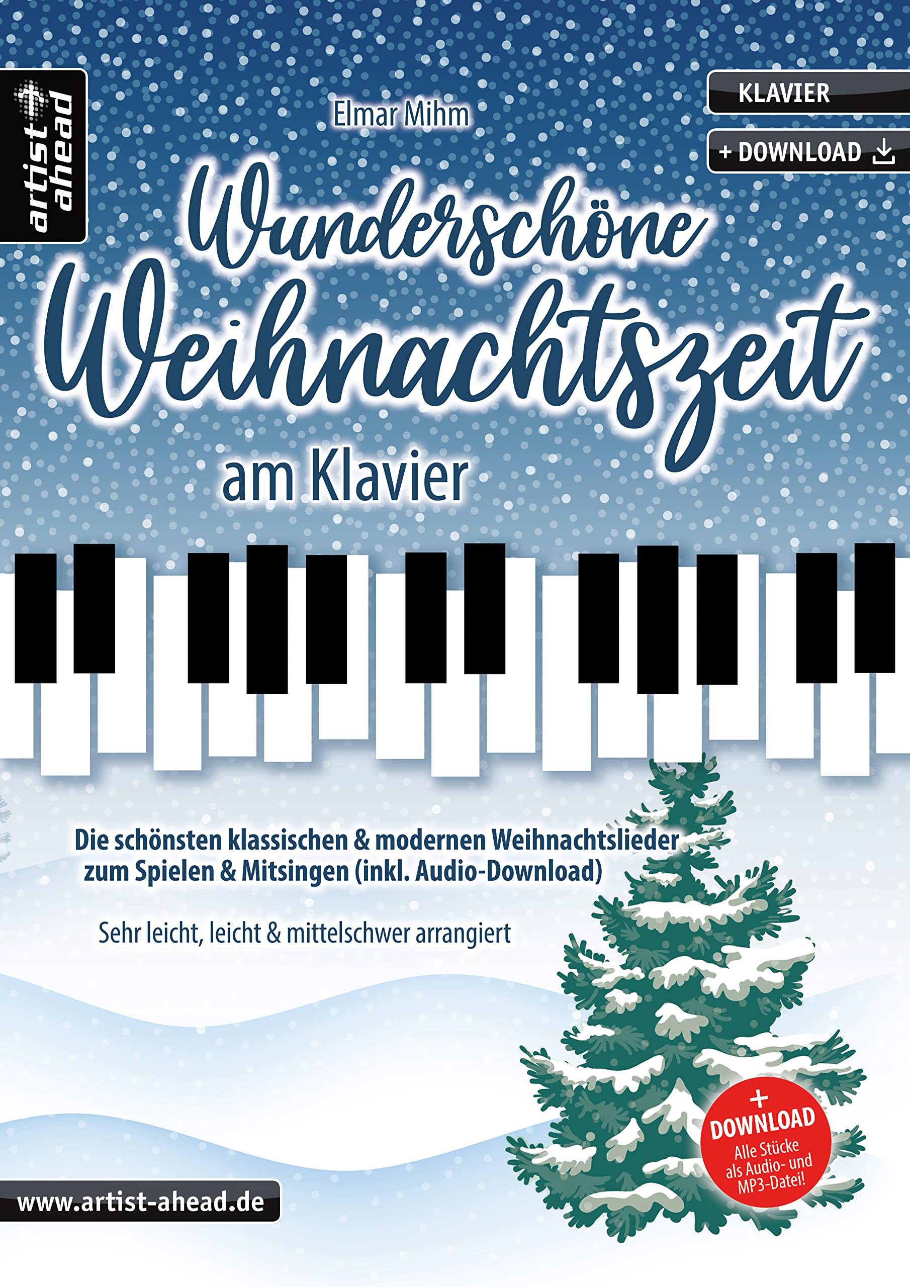 Wunderschöne Weihnachtszeit am Klavier Sheet Music