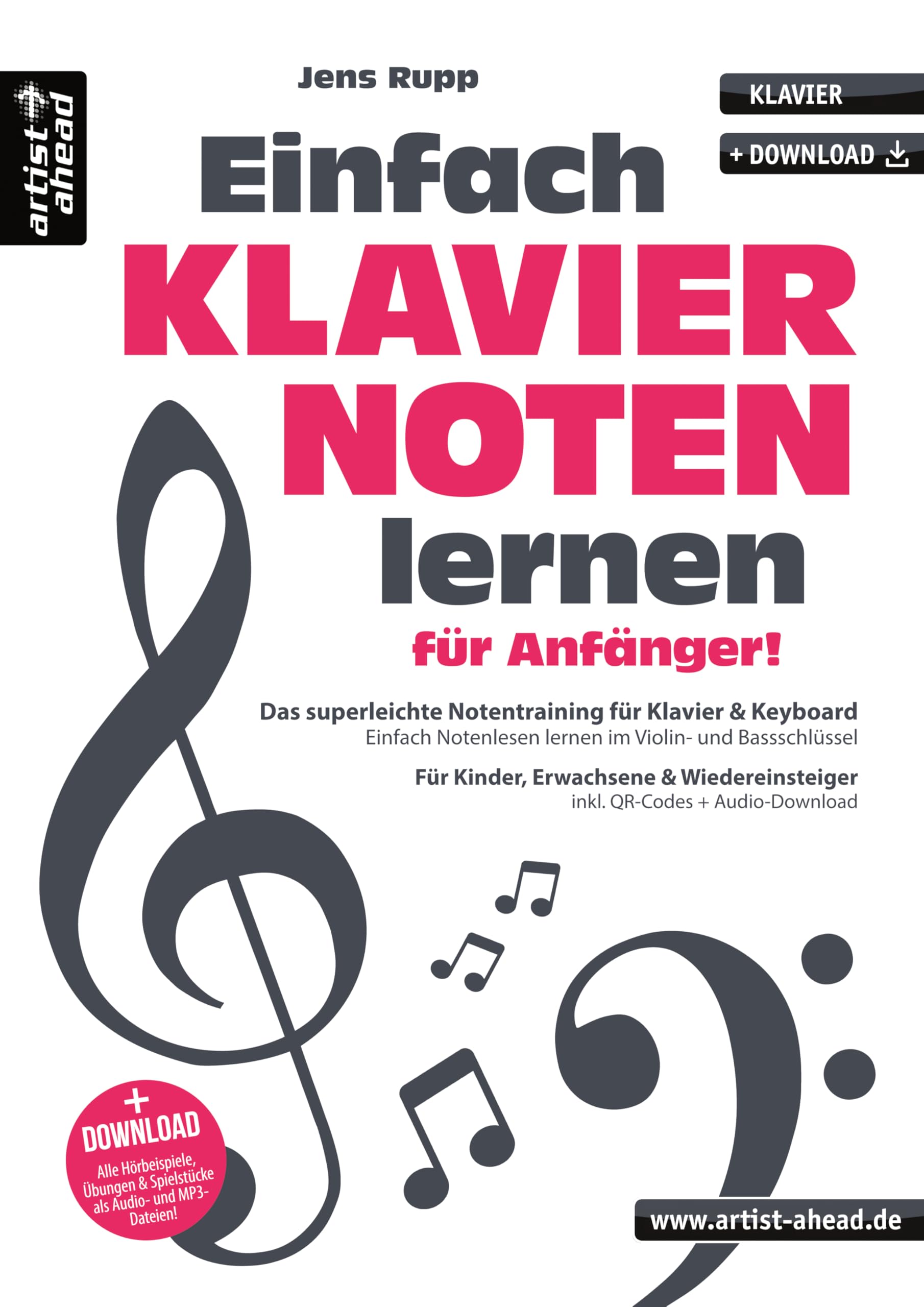 Einfach Klaviernoten lernen für Anfänger! Sheet Music