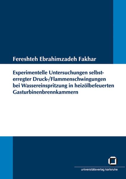 Experimentelle Untersuchungen selbsterregter Druck-/Flammenschwingungen bei Wassereinspritzung in heizölbefeuerten Gasturbinenbrennkammern: Dissertationsschrift Business & Technology