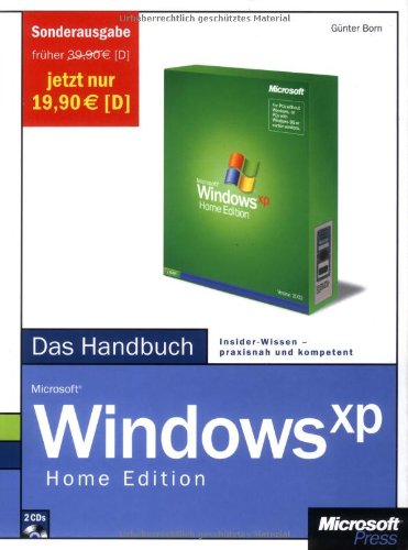 Microsoft Windows XP Home Edition - Das Handbuch Computer Science Books