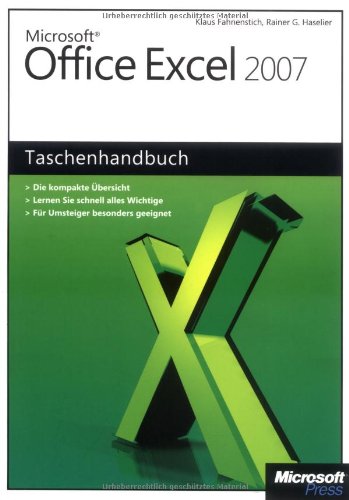 Microsoft Office Excel 2007 - Das Taschenhandbuch: Anwenderwissen schnell und kompakt Computer Science