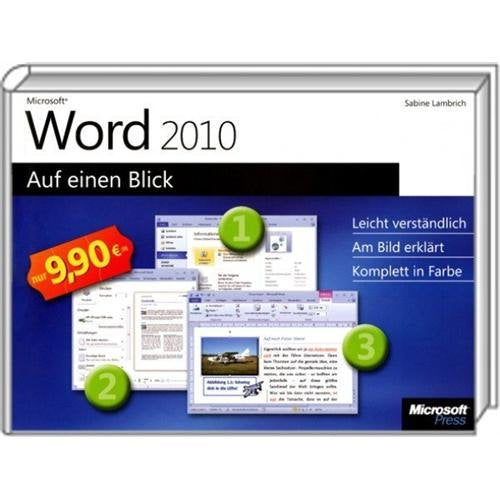 Microsoft Word 2010 auf einen Blick Computer Science Books