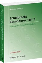 Schuldrecht. Besonderer Teil I: Vertragliche Schuldverhältnisse Law