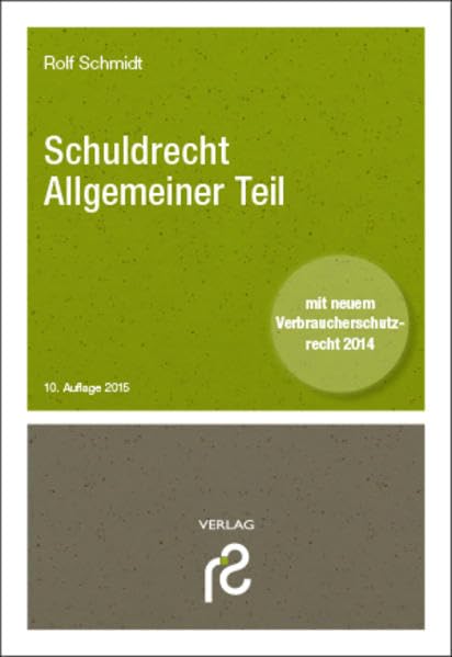 Schuldrecht Allgemeiner Teil Law Books