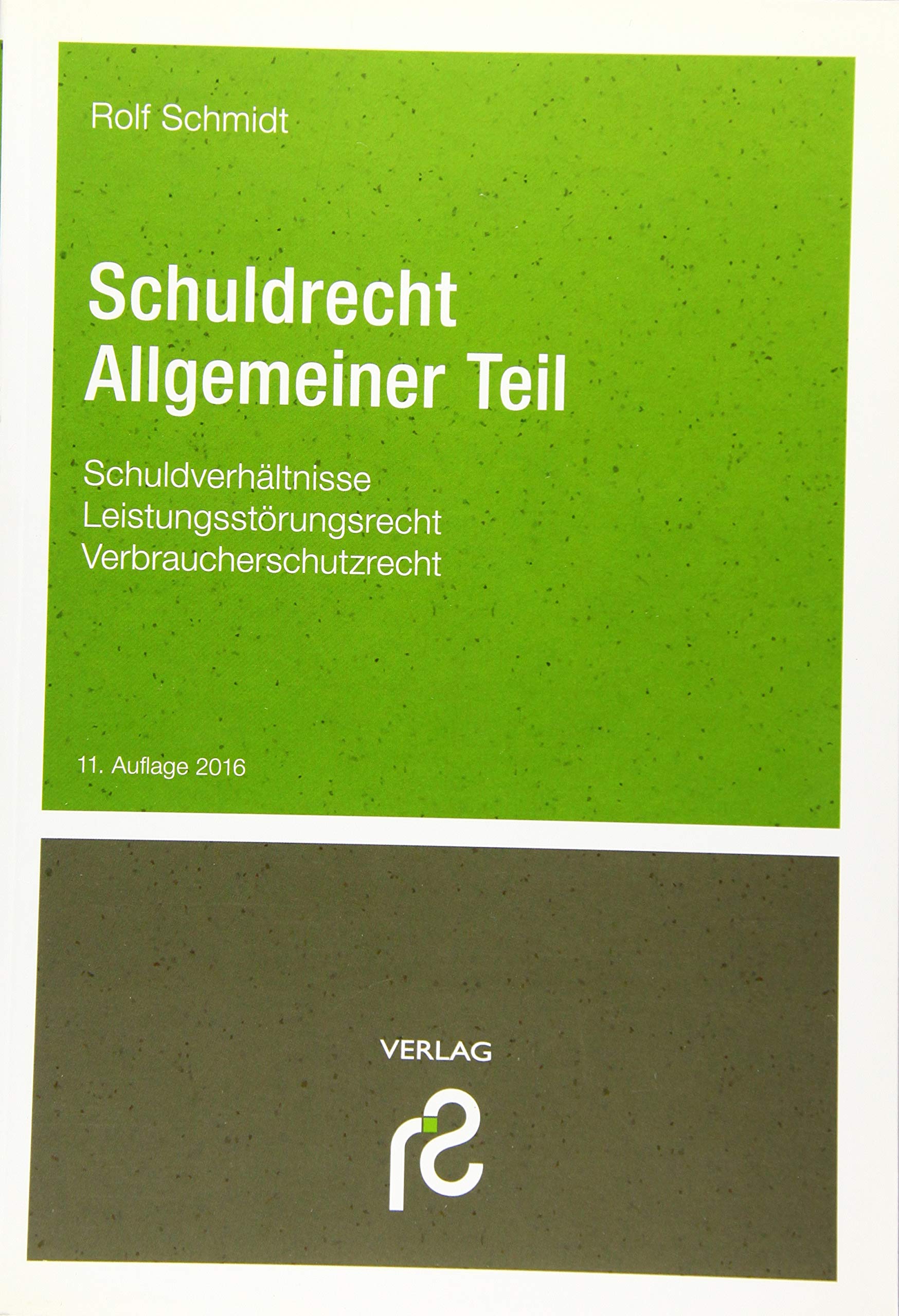 Schuldrecht Allgemeiner Teil Law Books
