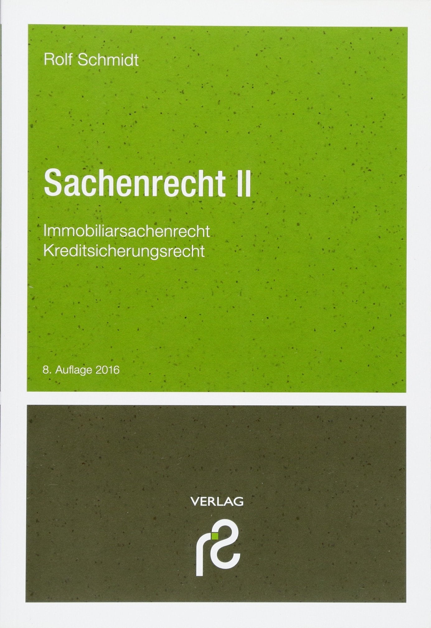 Sachenrecht II Law Books