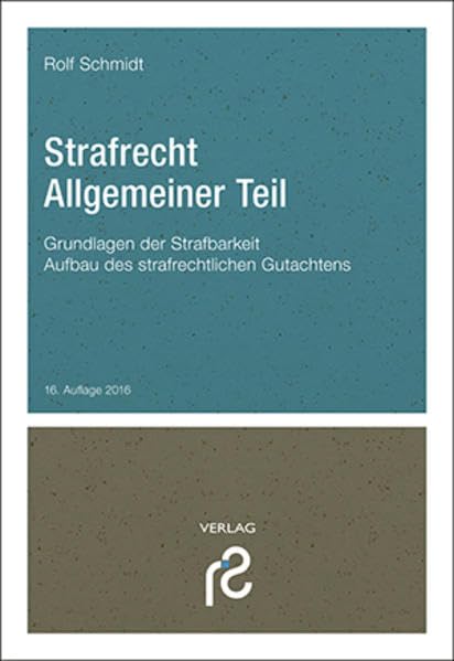 Strafrecht Allgemeiner Teil Law Books