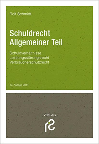 Schuldrecht Allgemeiner Teil Law Books