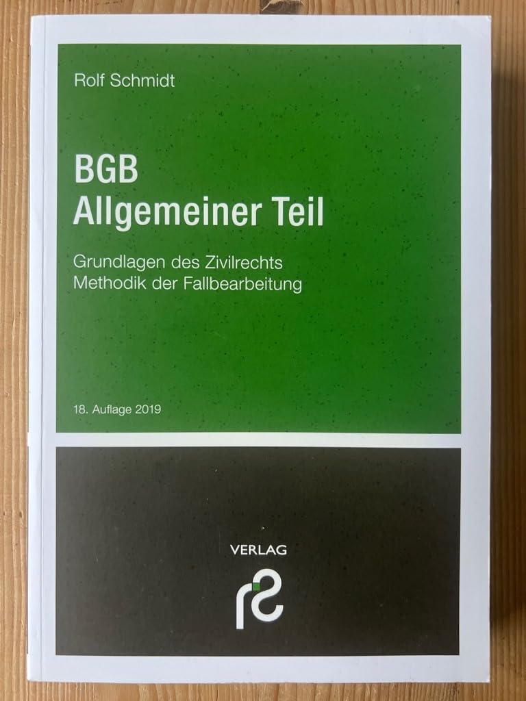 BGB Allgemeiner Teil Law