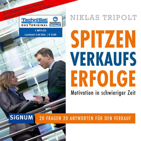 Spitzenverkaufserfolge - Motivation in schwieriger Zeit: 20 Fragen 20 Antworten für den Verkauf (1 MP3 CD) Business, Finance & Career