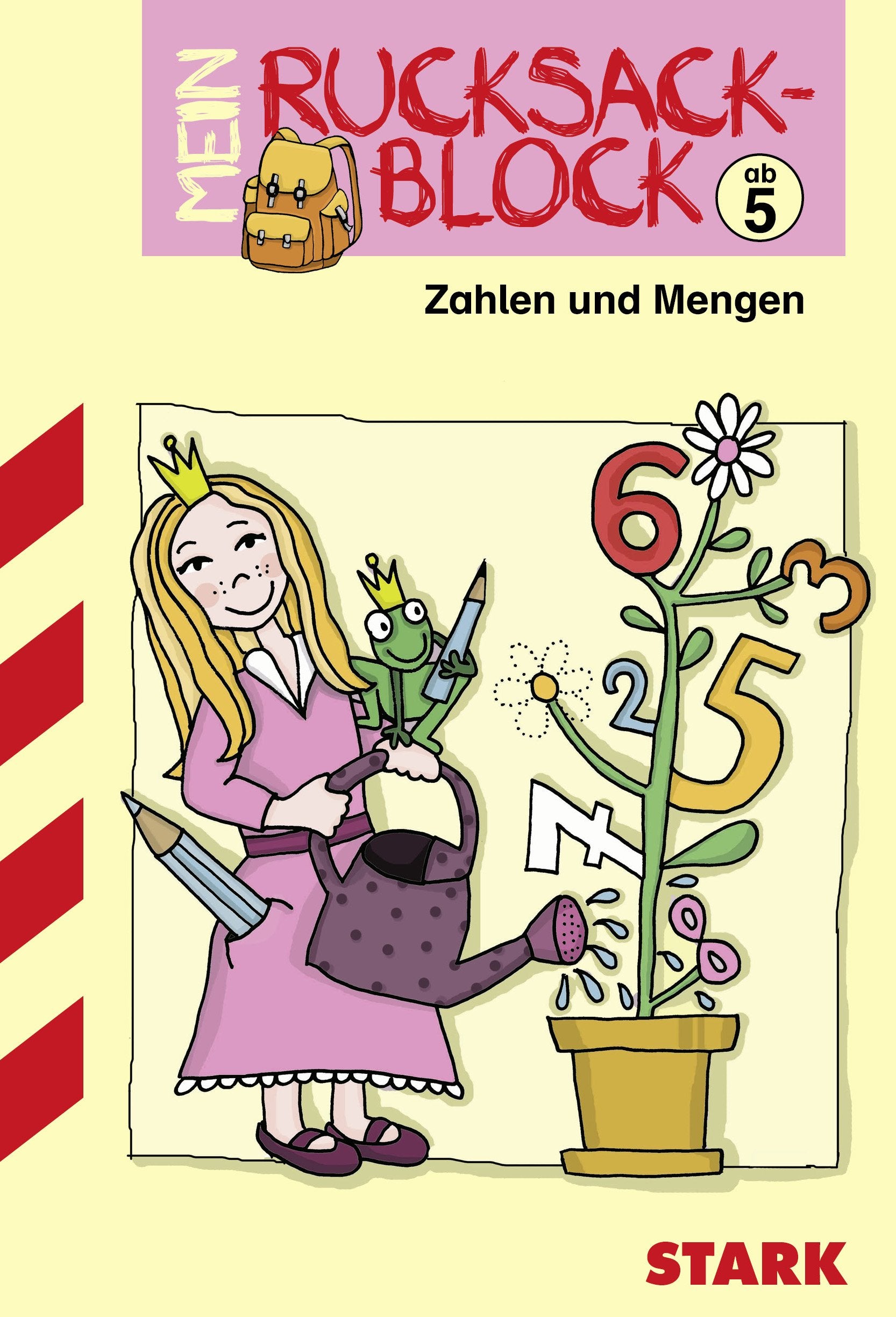 Mein Rucksack-Block Zahlen und Mengen Motiv Prinzessin book