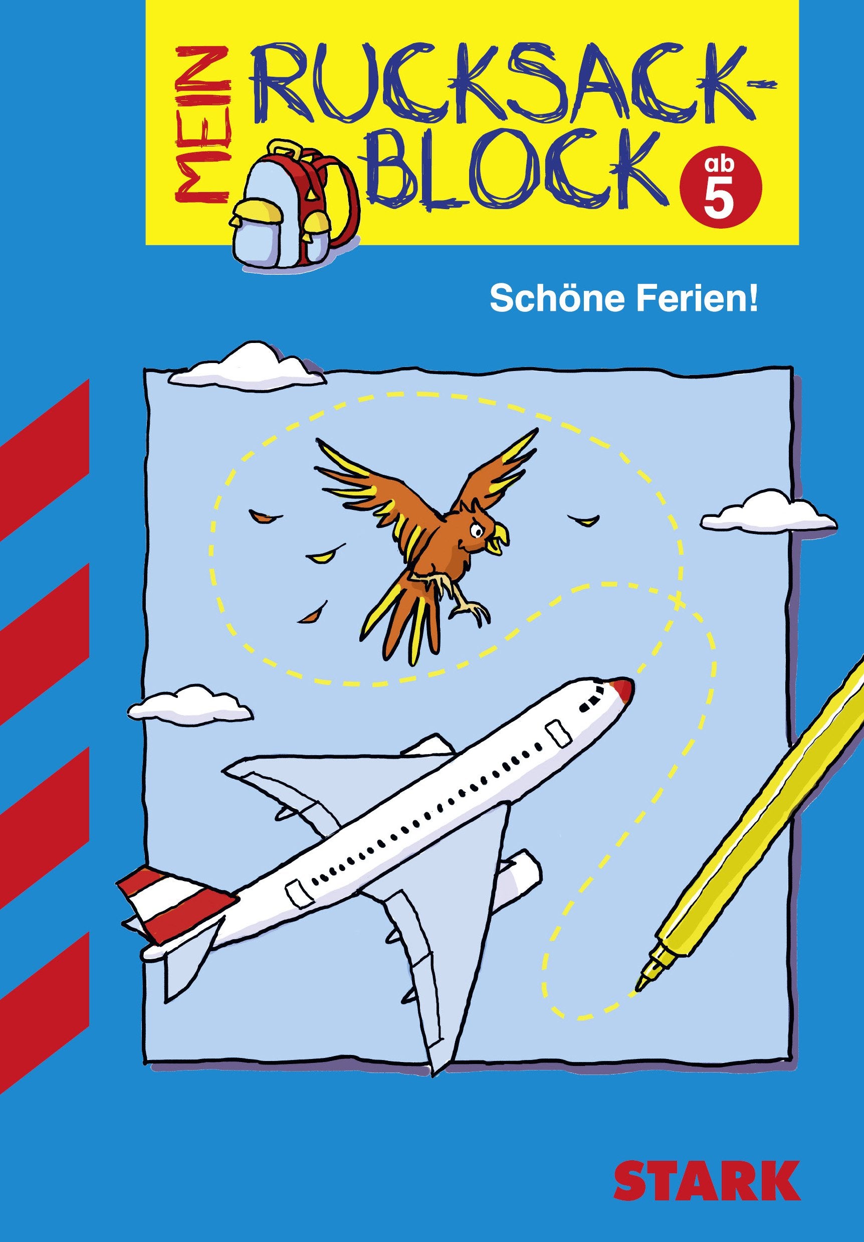 STARK Rucksackblock Vorschule Ferien (Motiv Flugzeug): Mit Daumenkino Study Guides
