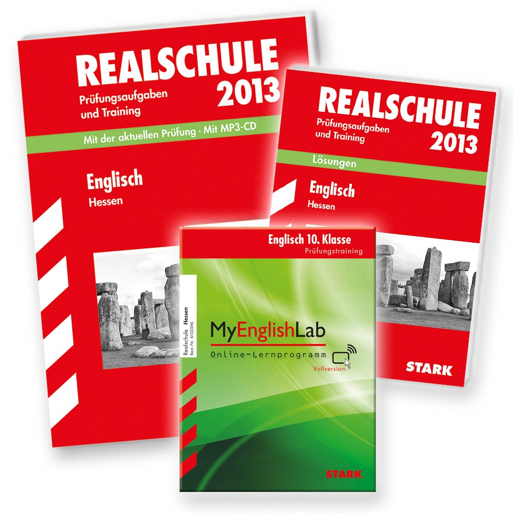 Abschluss-Prüfungsaufgaben Realschule Hessen / Englisch, mit MP3-CD 2013 inkl. MyEnglishLab book