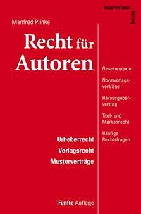 Recht für Autoren Law