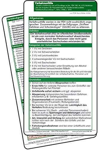 Einsatzkarten Einsatzlehre - Verkehrsunfälle Law