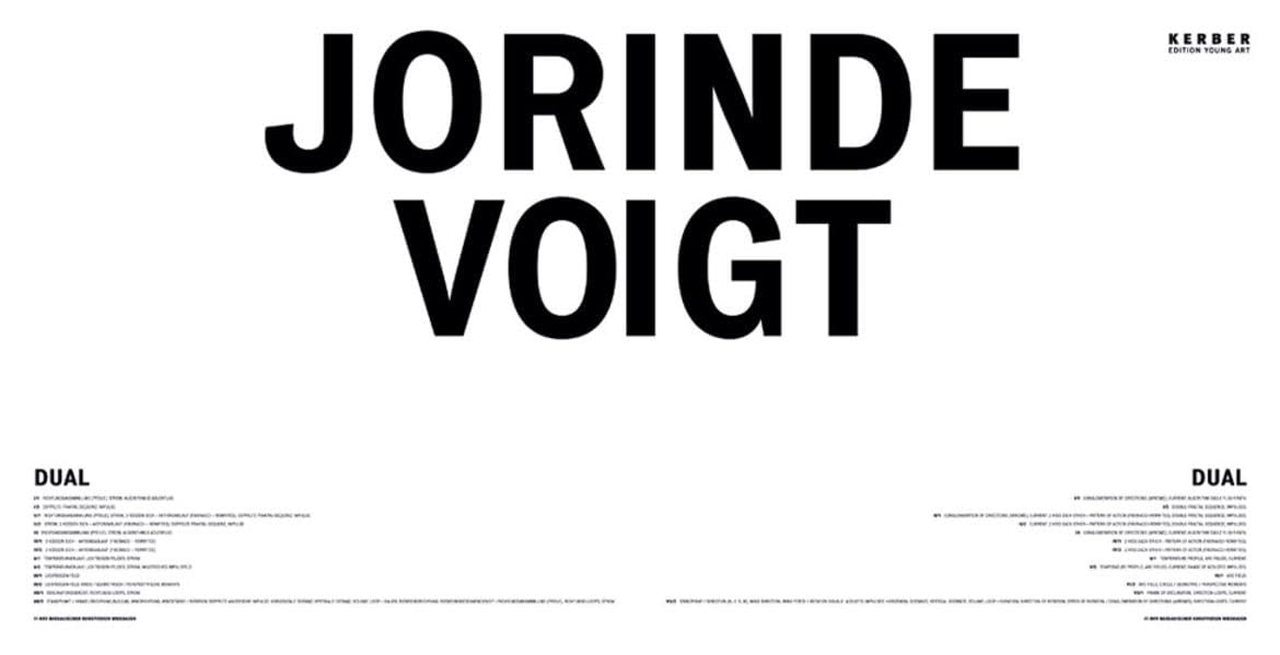 Jorinde Voigt: DUAL (Edition Young Art) Film, Art & Culture