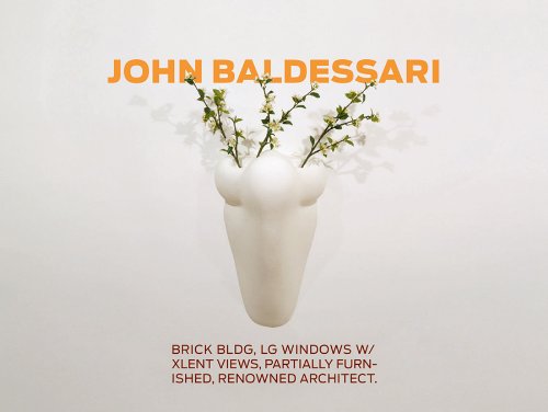 John Baldessari: BRICK BLDG, LG WINDOWS W/XLENT VIEWS, PARTIALLY FURNISHED, RENOWNED ARCHITECT Architecture