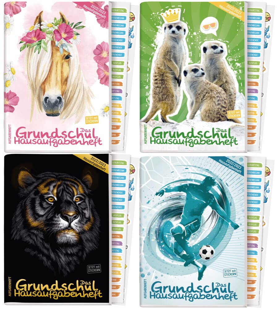 Das Grundschul-Hausaufgabenheft 22/23 A5 sortiert (4), Inhalt : 1 stück Learning & Reference