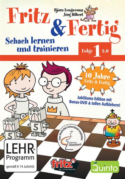 Fritz & Fertig! Folge 1: Schach lernen und trainieren V.2.0 - Jubiläumsedition (PC) PC