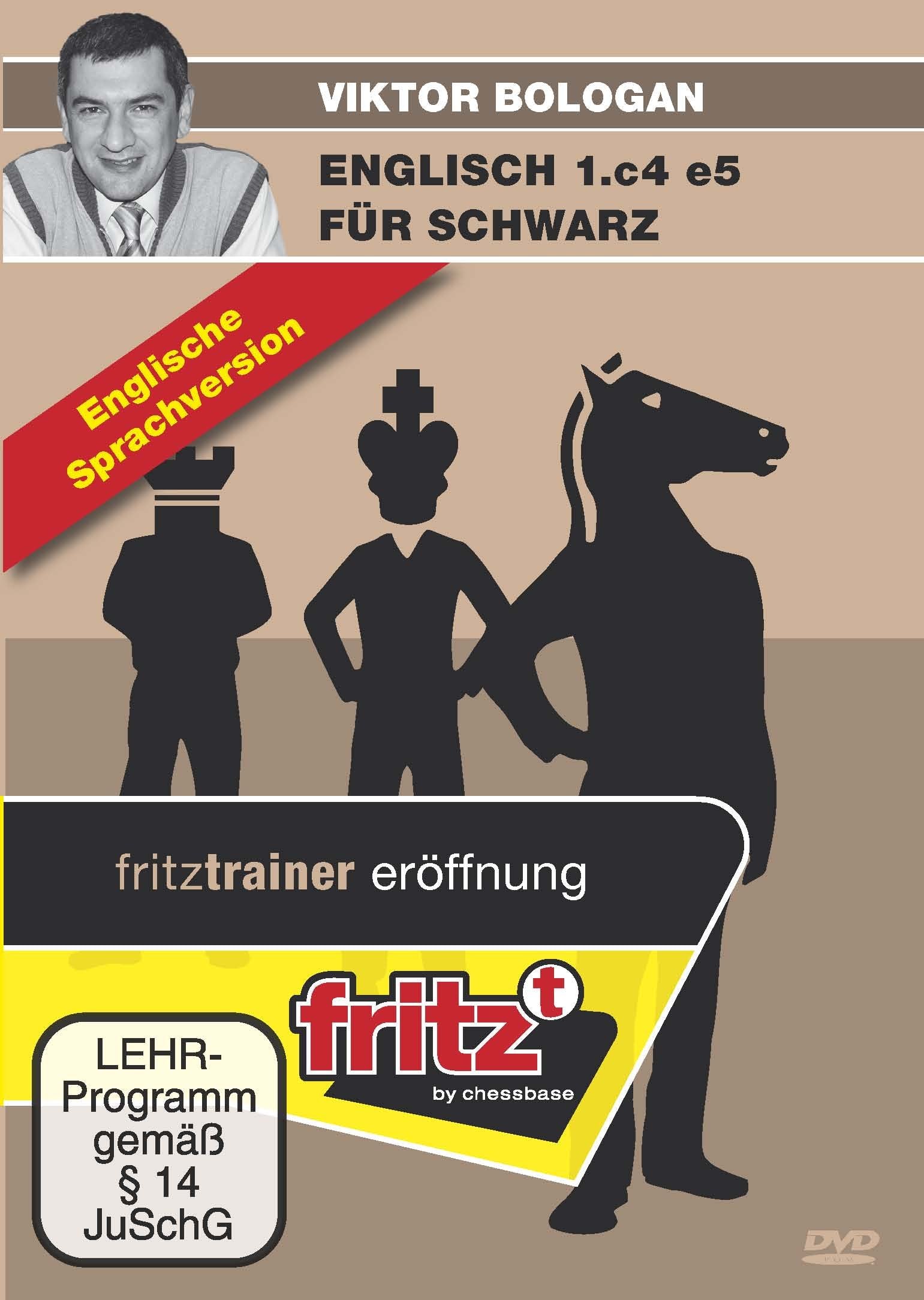 Englisch 1.c4 e5 für Schwarz: fritztrainer - Schachvideotraining Leisure & Fun