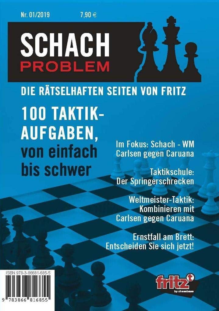 Schach Problem #01/2019: Die rätselhaften Seiten von Fritz Leisure & Fun