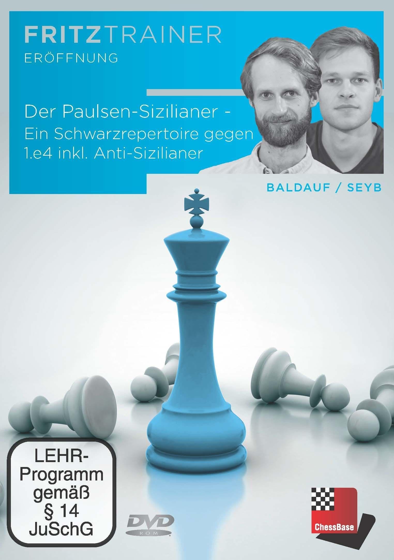 Der Paulsen-Sizilianer - Ein Schwarzrepertoire gegen 1.e4 inkl. Anti-Sizilianer: Fritztrainer - interaktives Video-Schachtraining Leisure & Fun