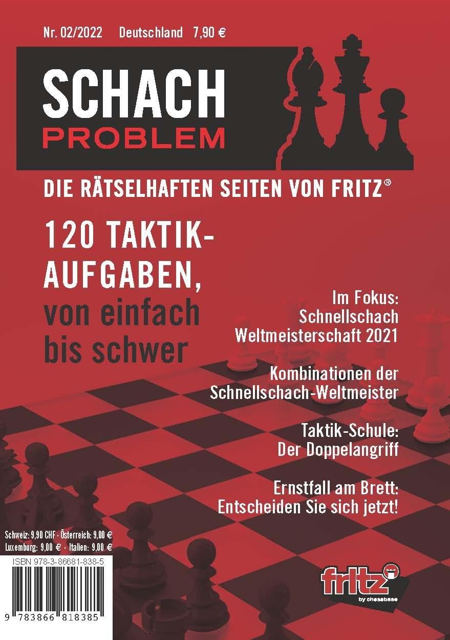 Schach Problem Heft #02/2022: Die rätselhaften Seiten von Fritz (Schach-Problem: Über 100 Schachaufgaben) Leisure & Fun