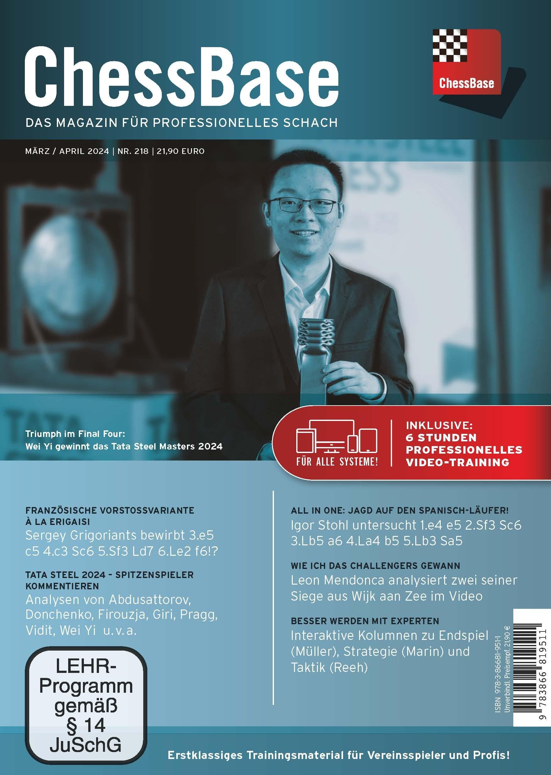 ChessBase Magazin #218 (März/April 2024) software