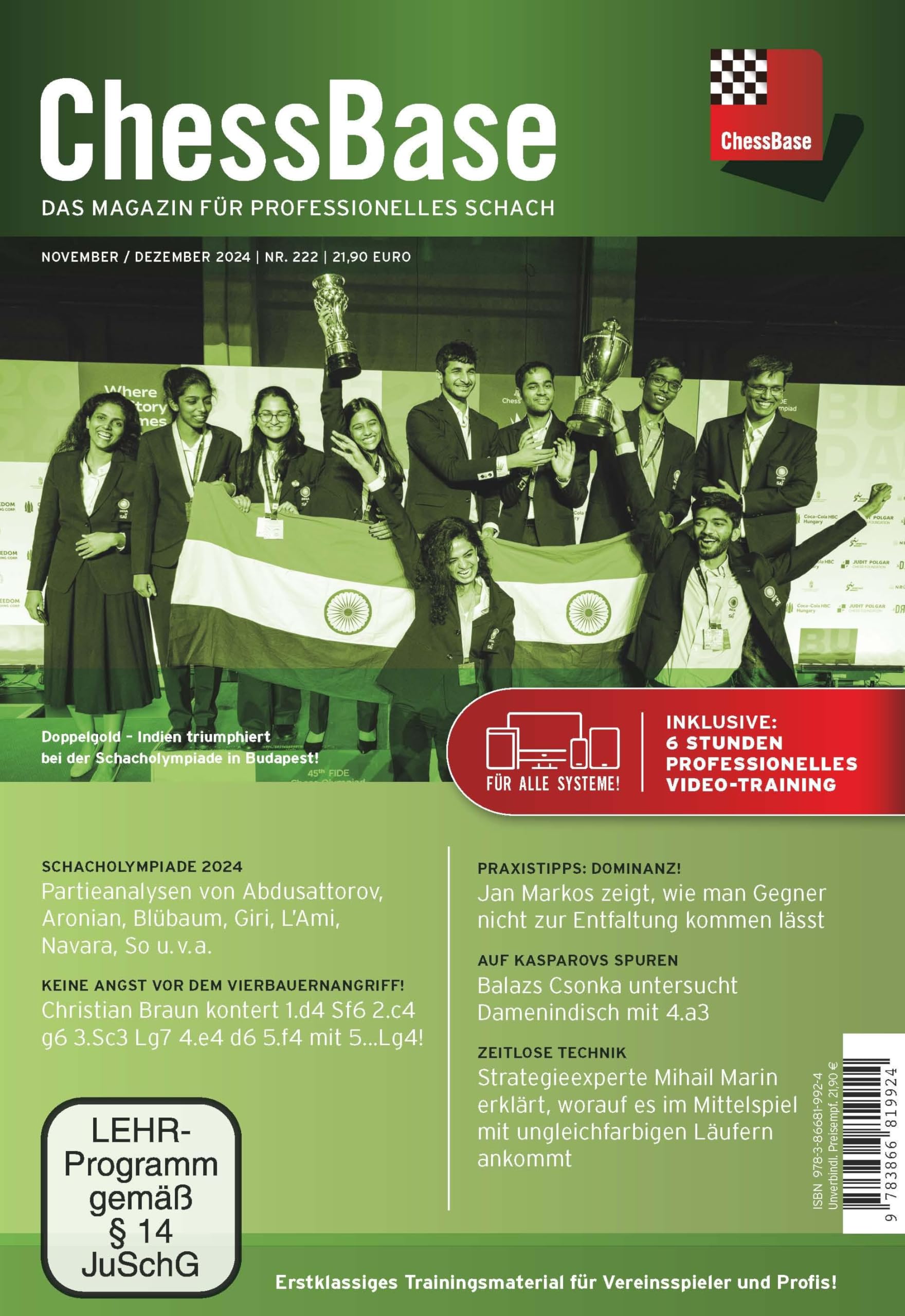 ChessBase Magazin #222 (November/Dezember 2024) software