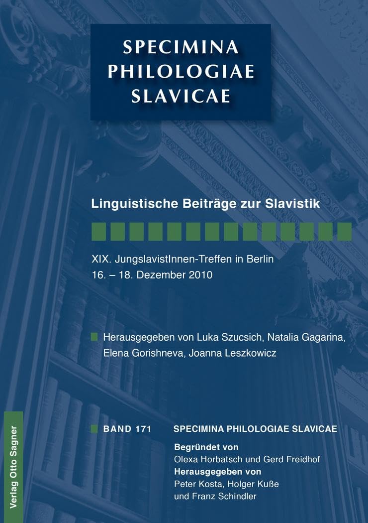 Linguistische Beiträge zur Slavistik Foreign Languages ​​& Dictionaries