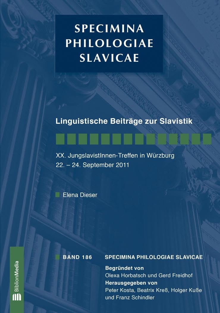 Linguistische Beiträge zur Slavistik. XX. JungslavistInnen-Treffen Würzburg, 22.-24. September 2011 Foreign Languages ​​& Dictionaries
