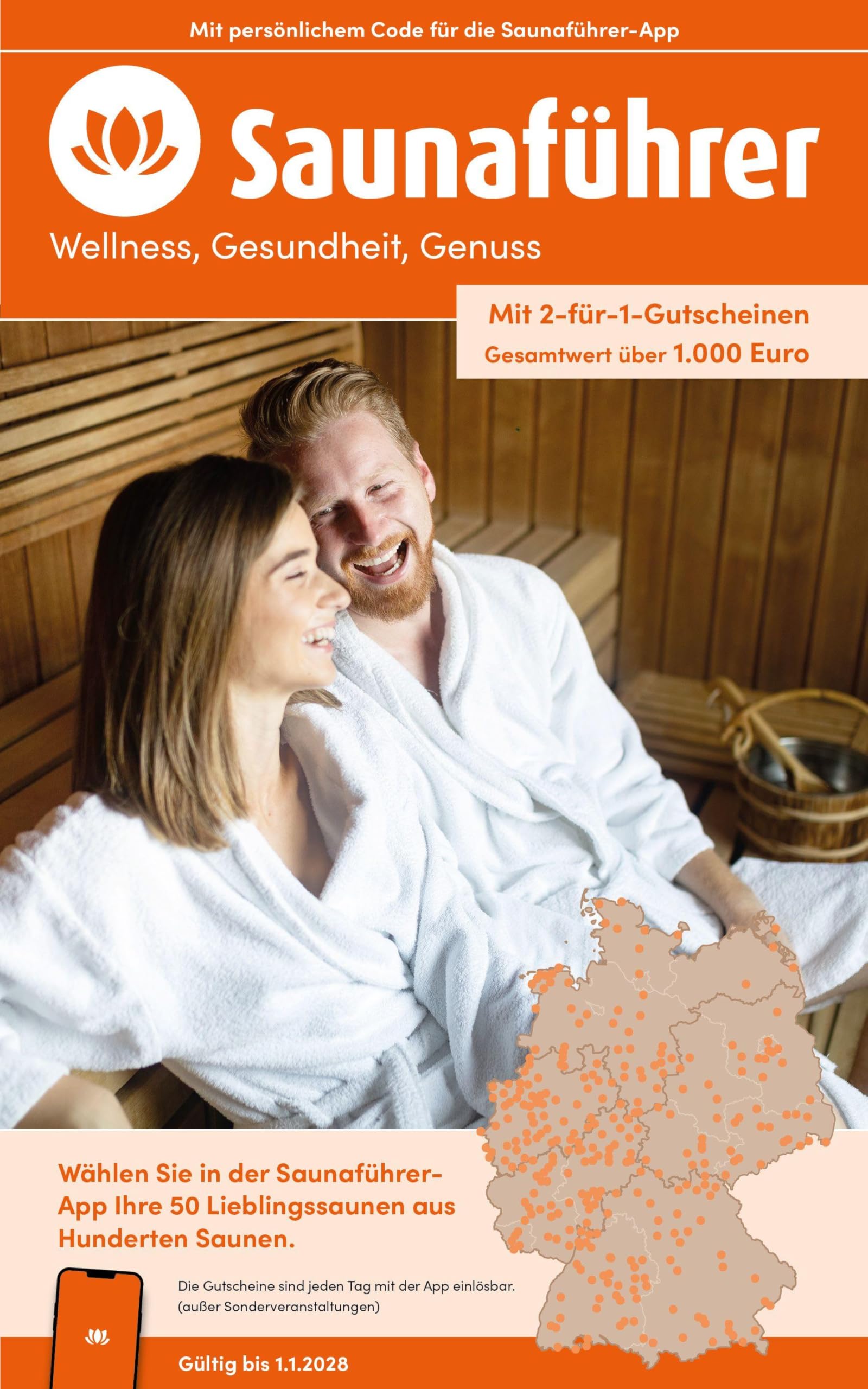 Saunaführer 2026/2027 - Wellness, Gesundheit, Genuss Leisure, Home & Garden