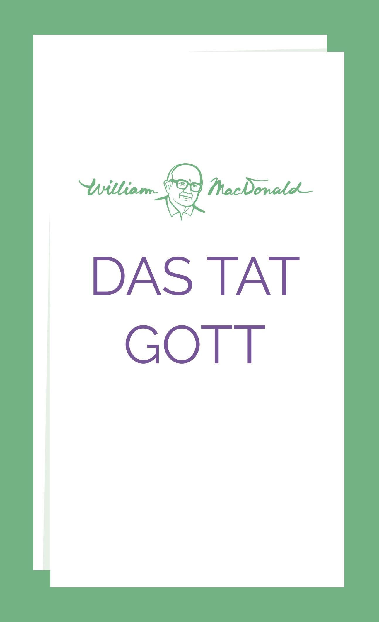 Das tat Gott Books