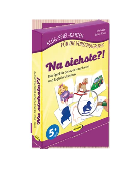 Na siehste?! (Klug-Spiel-Karten): Das Spiel für genaues Hinschauen und logisches Denken Media & Communication