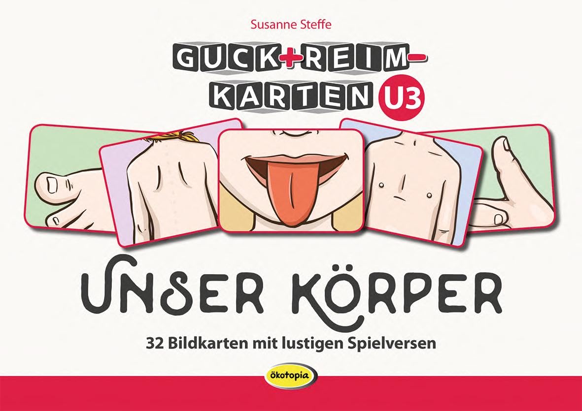 Guck+Reim-Karten U3: Unser Körper: 32 Bildkarten mit lustigen Spielversen Foreign Languages ​​& Dictionaries
