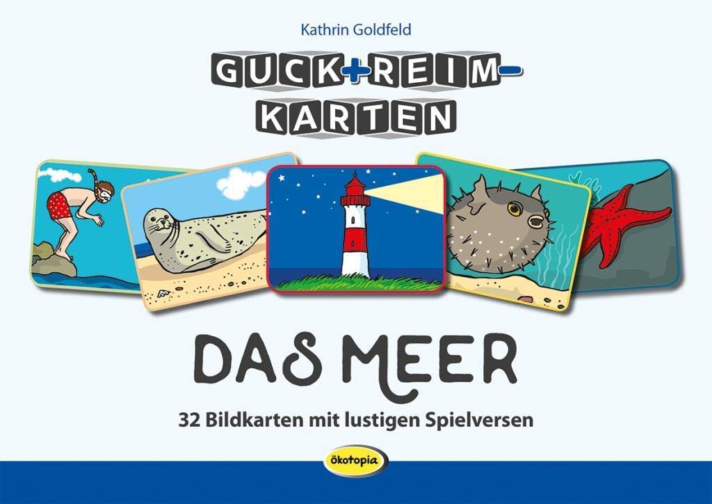 Guck+Reim-Karten: Das Meer: 32 Bildkarten mit lustigen Spielversen Books