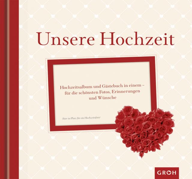 Unsere Hochzeit: Hochzeitsalbum und Gästebuch in einem - für die schönsten Fotos, Erinnerungen und Wünsche. Mit beschreibbarer Foto-DVD und Einstecktasche für besondere Erinnerungsstücke Living & Furnishing