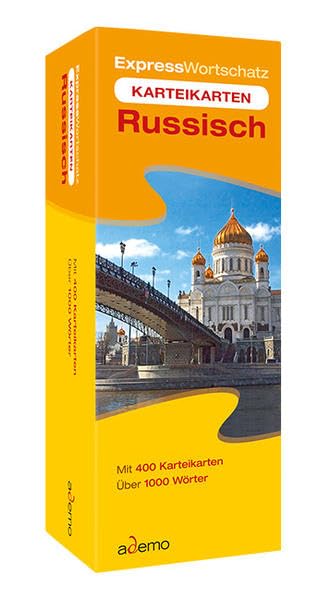 Karteibox Expresswortschatz Russisch: Mit 400 Karteikarten. Über 1000 Wörter. Für Anfänger, Wiedereinsteiger und Schüler der 5. bis 8. Klasse Study Guides